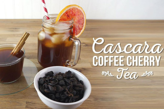 trà cascara từ vỏ cà phê nóng lạnh