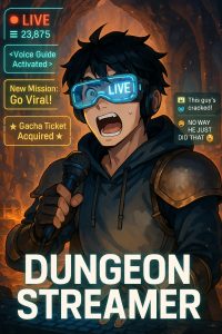 Cover of Among the Dungeon Streamers, for Some Reason I’m the Only One Who Gets Subscribers? (Dungeon Streamer)